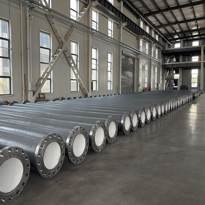 Adhesive ceramic wear-resistant pipe