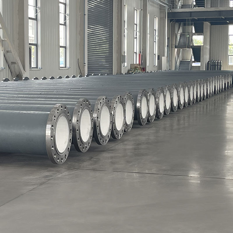 Adhesive ceramic wear-resistant pipe